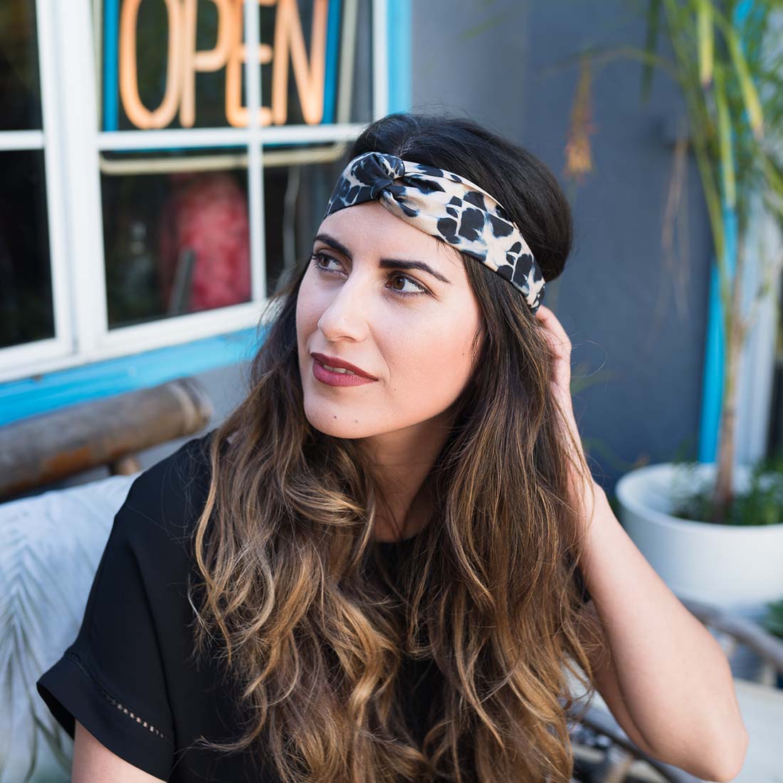 Silk Headbands - Tie Dye Prints - Malia Designs