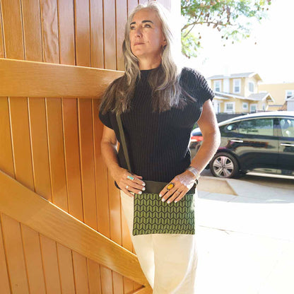 Small Crossbody Bag - Geometric Prints - Malia Designs