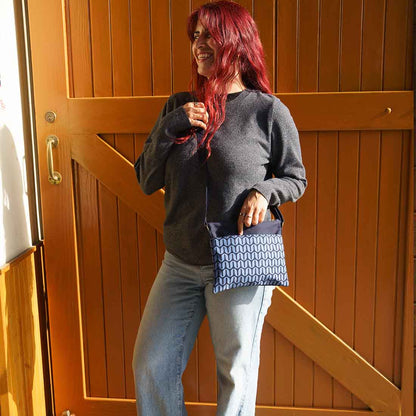 Small Crossbody Bag - Geometric Prints - Malia Designs