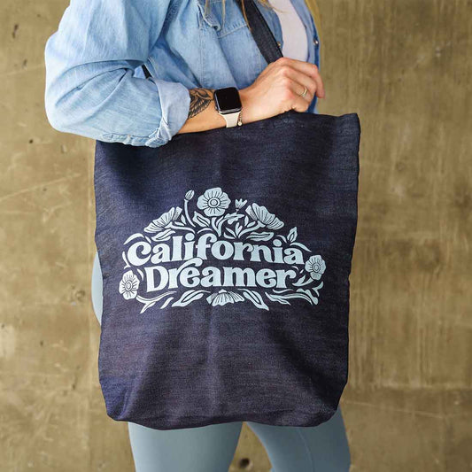 Statement Canvas Tote - California Dreamer - Malia Designs