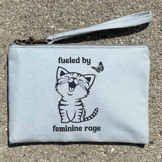 Statement Pouch - Feminine Rage - Malia Designs