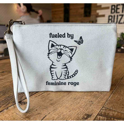 Statement Pouch - Feminine Rage - Malia Designs