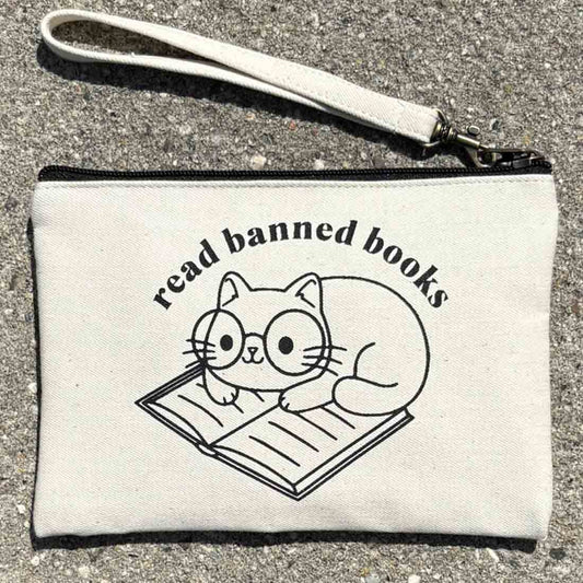 Statement Pouch - Read Banned Books - Malia Designs
