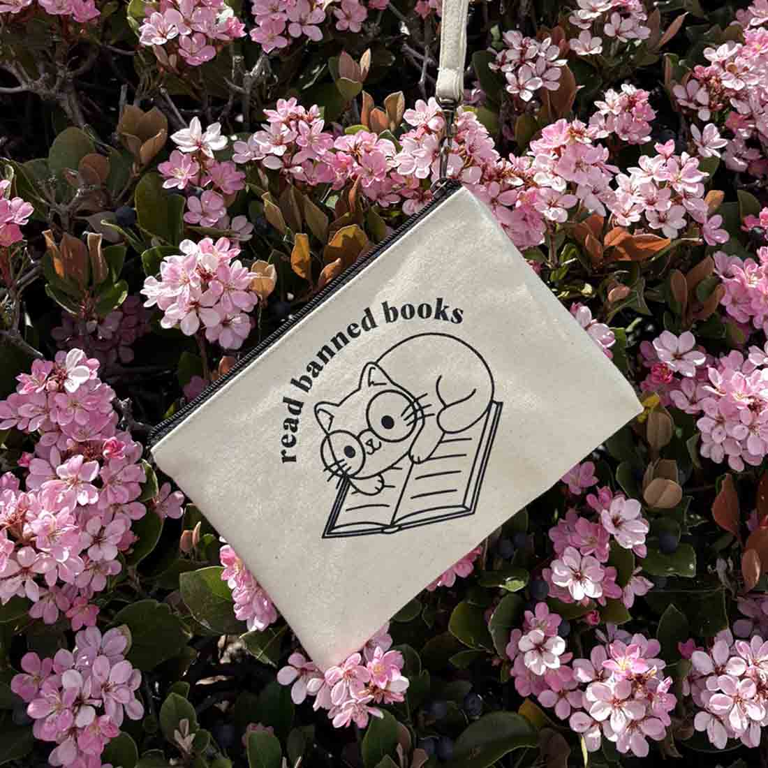 Statement Pouch - Read Banned Books - Malia Designs