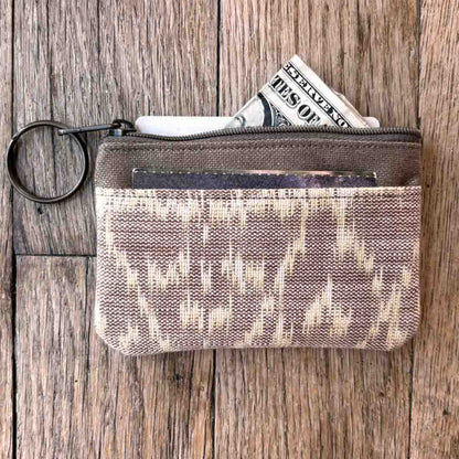 Sustainable Ikat Mini Pouch - Malia Designs