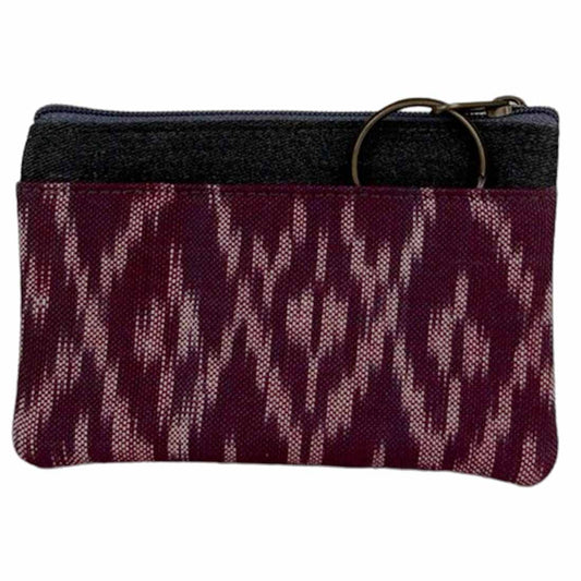 Sustainable Ikat Mini Pouch - Malia Designs