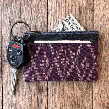 Sustainable Ikat Mini Pouch - Malia Designs
